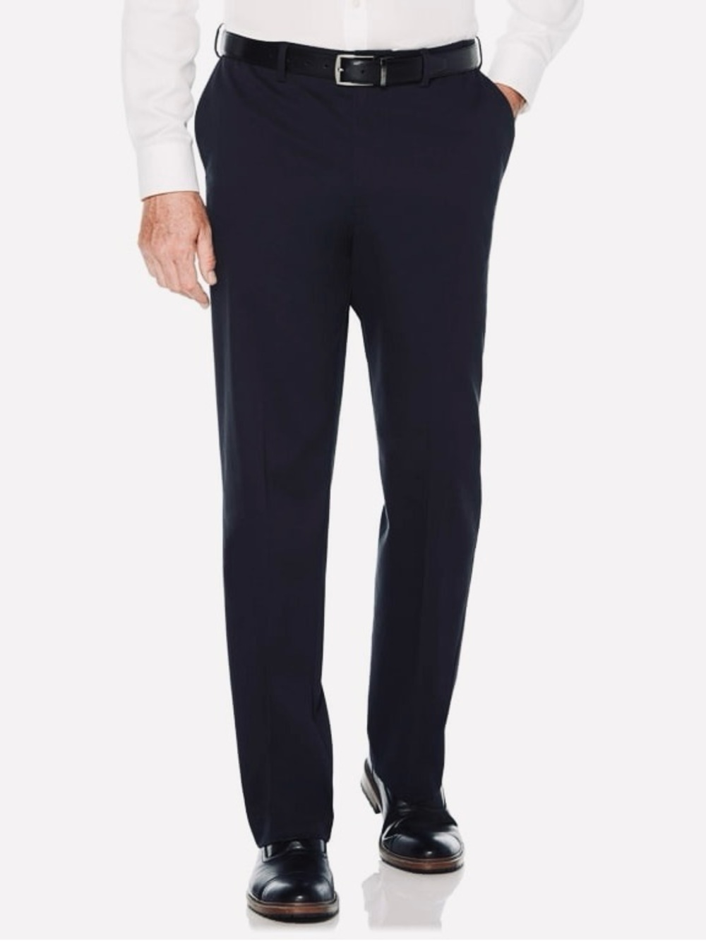 Savane Black Men's Dress Pants - Straight Leg. 32Wx32L.